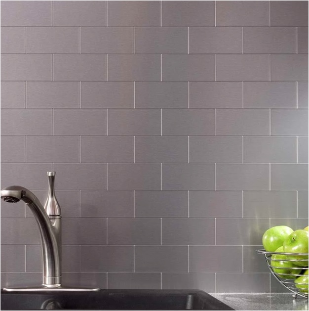 Up your Kitchen Game with Stainless Steel Peel and Stick Tiles